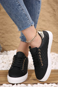 Sneaker "Aura" Matelassée – Édition Signature Luxe
