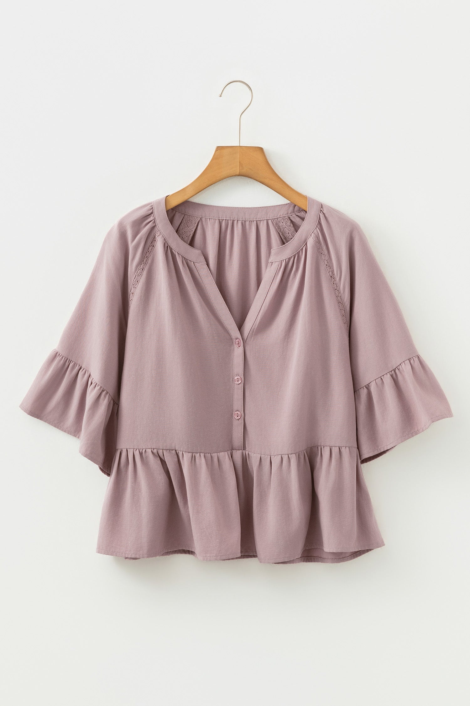 Blouse "Ainsley" à Volants – Douceur & Liberté