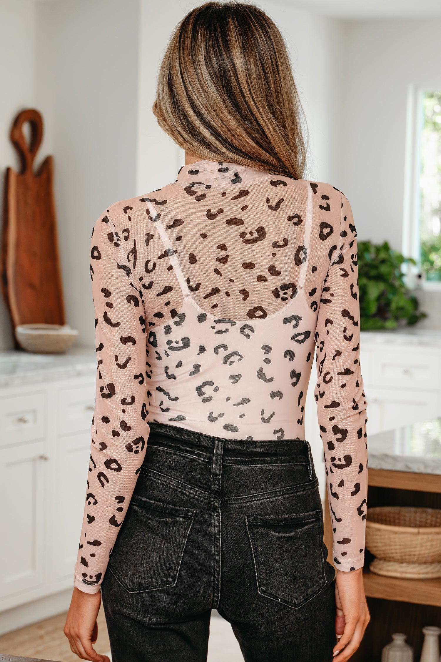 Body "Kenna" en Mesh Imprimé – L'Élégance Sauvage